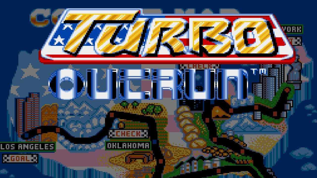 Turbo OutRun (MD) Playthrough longplay video game