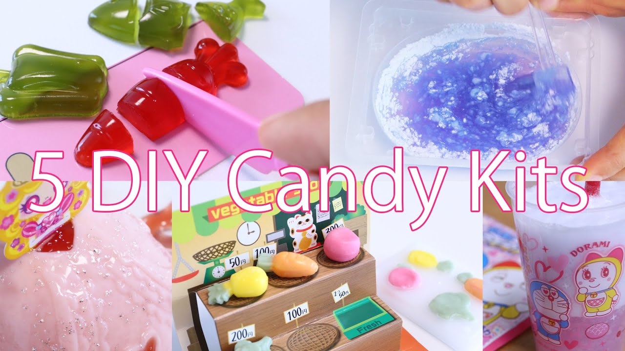 5 Kawaii DIY Candy Making Kits Japanese Interesting Souvenir Popin'Cookin'