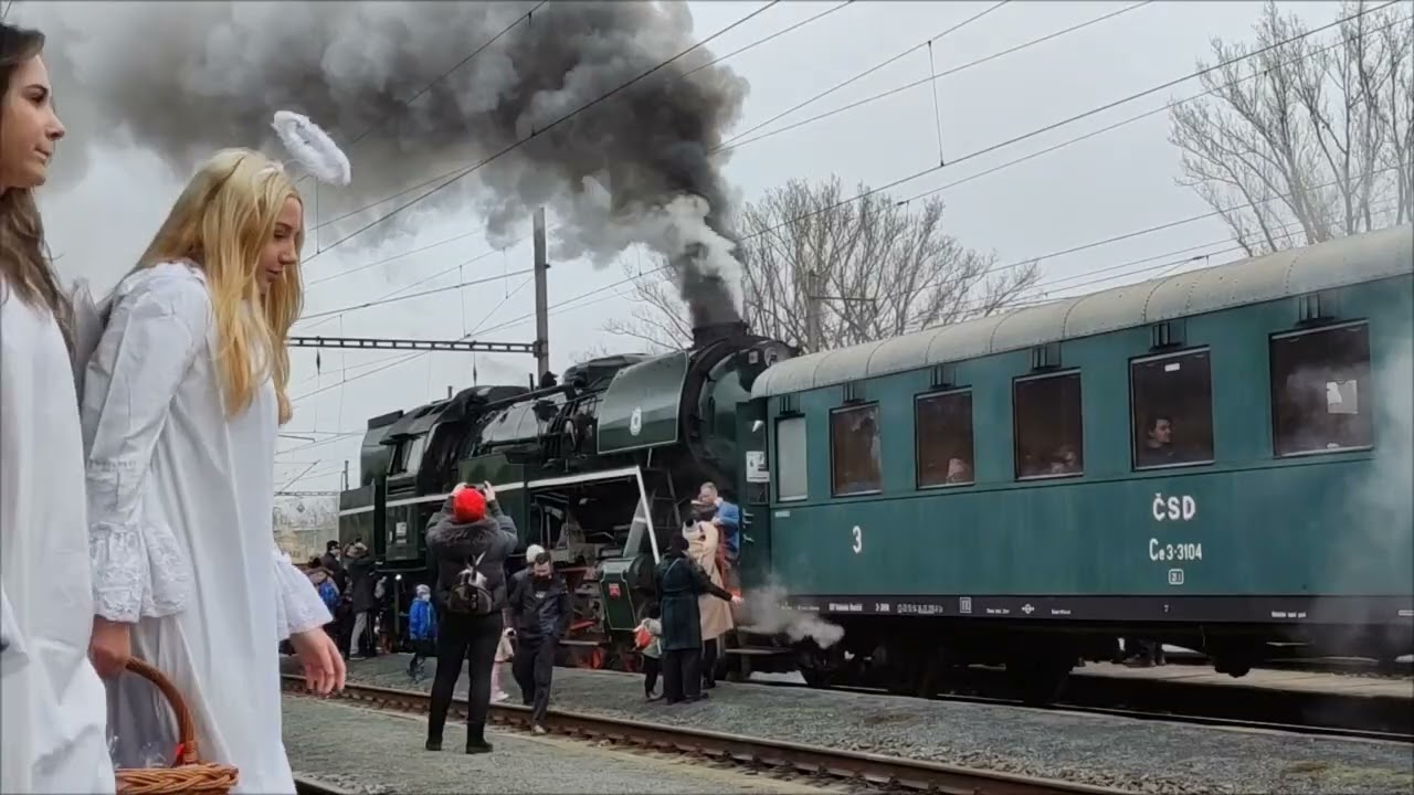Mikulášský vlak s parní lokomotivou Rosničkou 7.5.2025 #vlak #train #railway #dampflok 