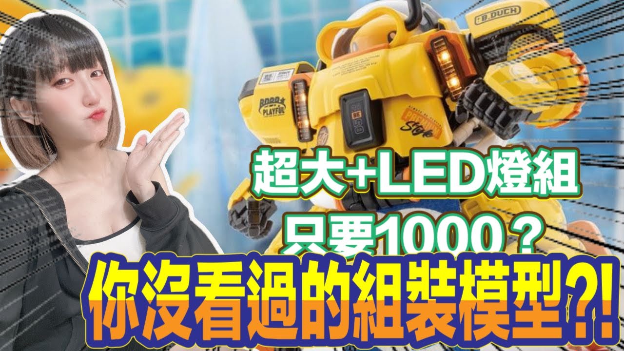 【艾組模型】vol.109 聖斯基 x 安村蛋 b.duck 小黃鴨 你沒看過的組裝模型!