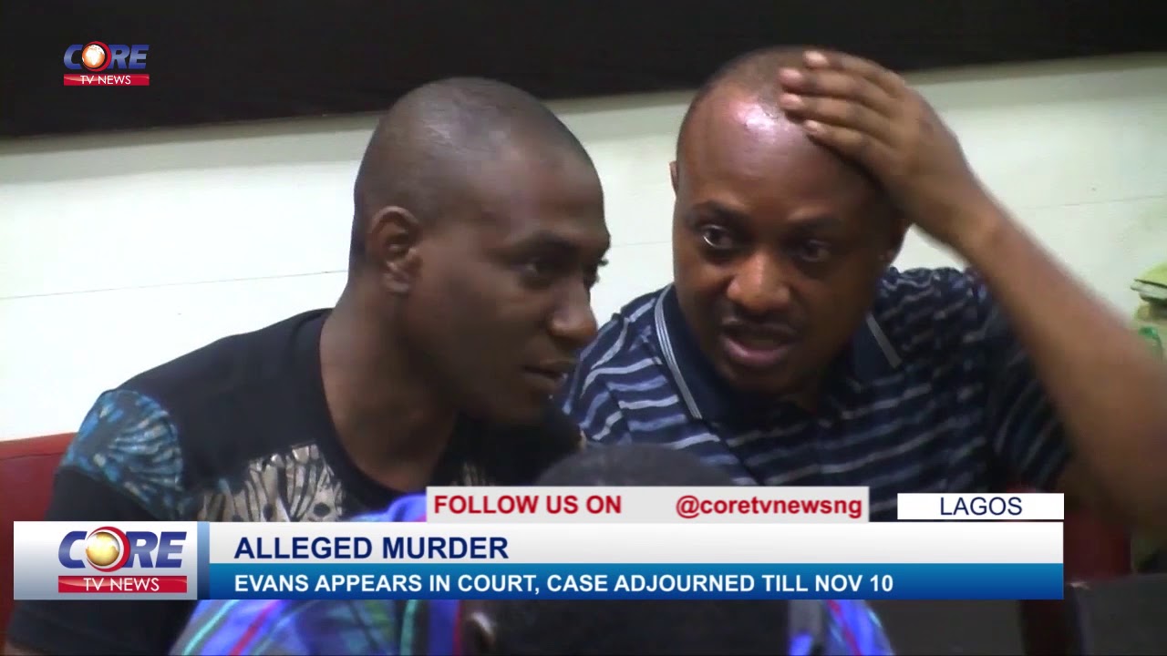 EVANS IN COURT, CASE ADJOURNED TILL NOV. 10...watch & share...!