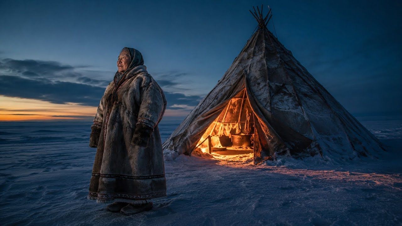 -60°C Survival: 68-Year-Old Nenets Woman Packs Her Tent for the 800th Time