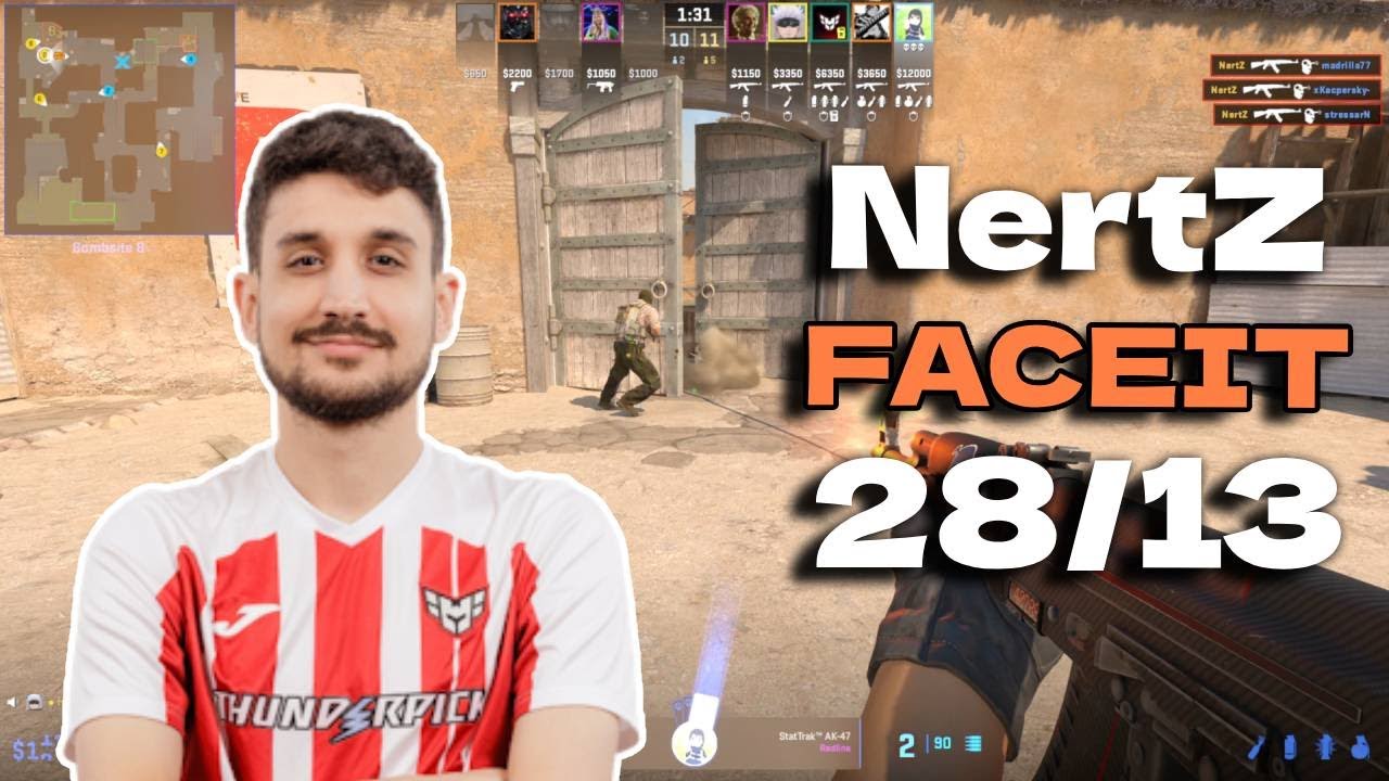 HEROIC NertZ 28/13 (Dust2) FACEIT June 26, 2024 | CS2 POV
