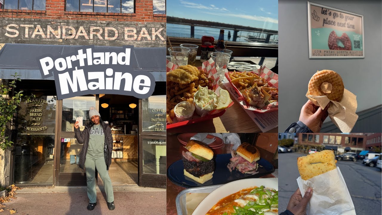 Weekend Trip to Portland Maine | Luke's Lobster, The Holy Donut, Souvenir Shopping, etc.