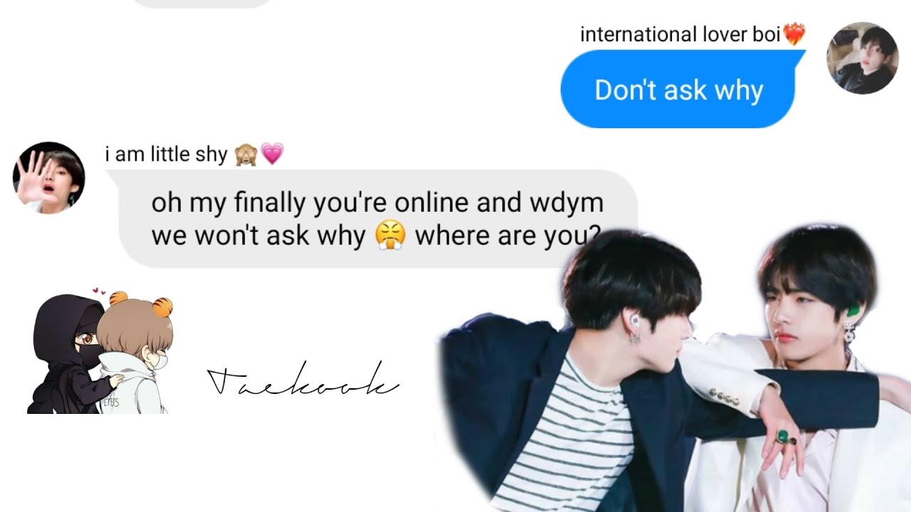 BTS TEXTS : Lyrics prank and confessions | taekook