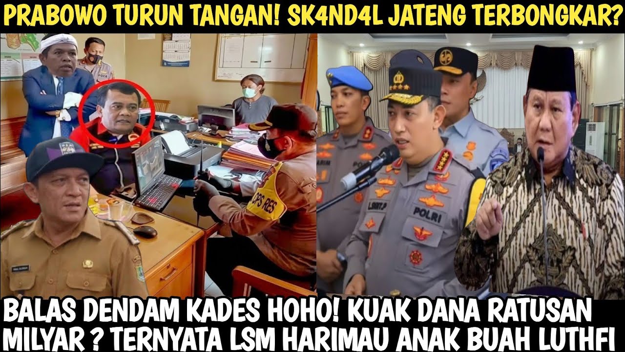 PRABOWO TURUN TANGAN ! LSM ANAK BUAH LUTHFI, KDM KAGET DANA  HIBAH RATUSAN  TERBONGKAR 