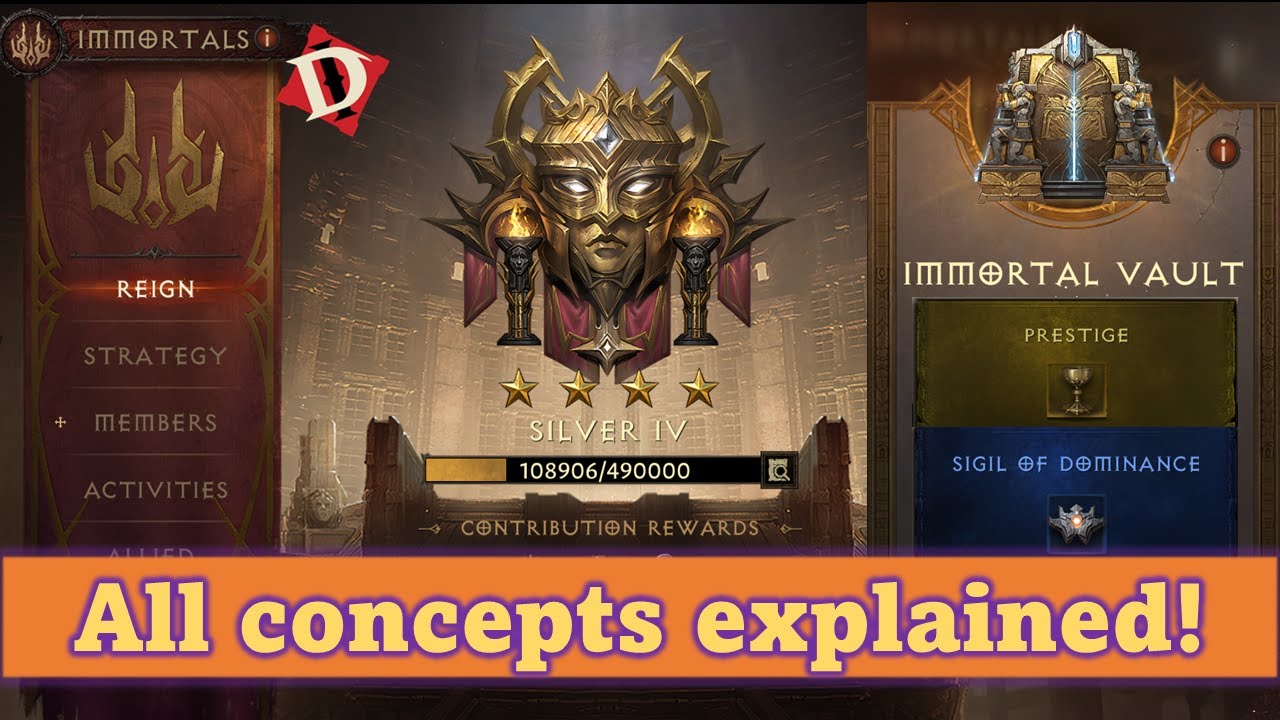 Руководство по фракции Immortal | Полный разбор | Diablo Immortal