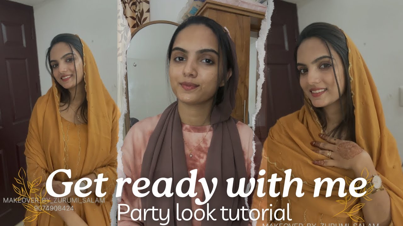 How about a party makeup! Eid Look | simple makeup tutorial malayalam