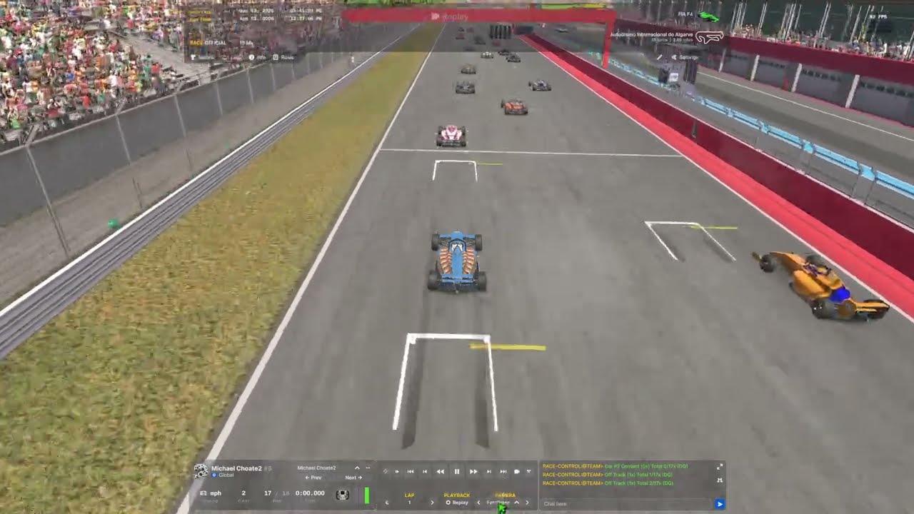 F4 - Algarve - SOF 1.7k - P17 to P7 - iRacing