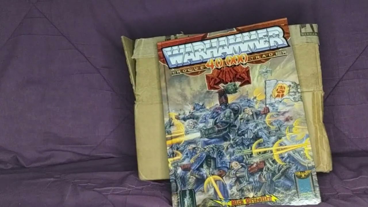 Warhammer 40,000 Rogue Trader 2024 Reprint Unboxing