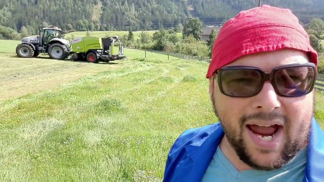 Siloballen pressen mit Hons