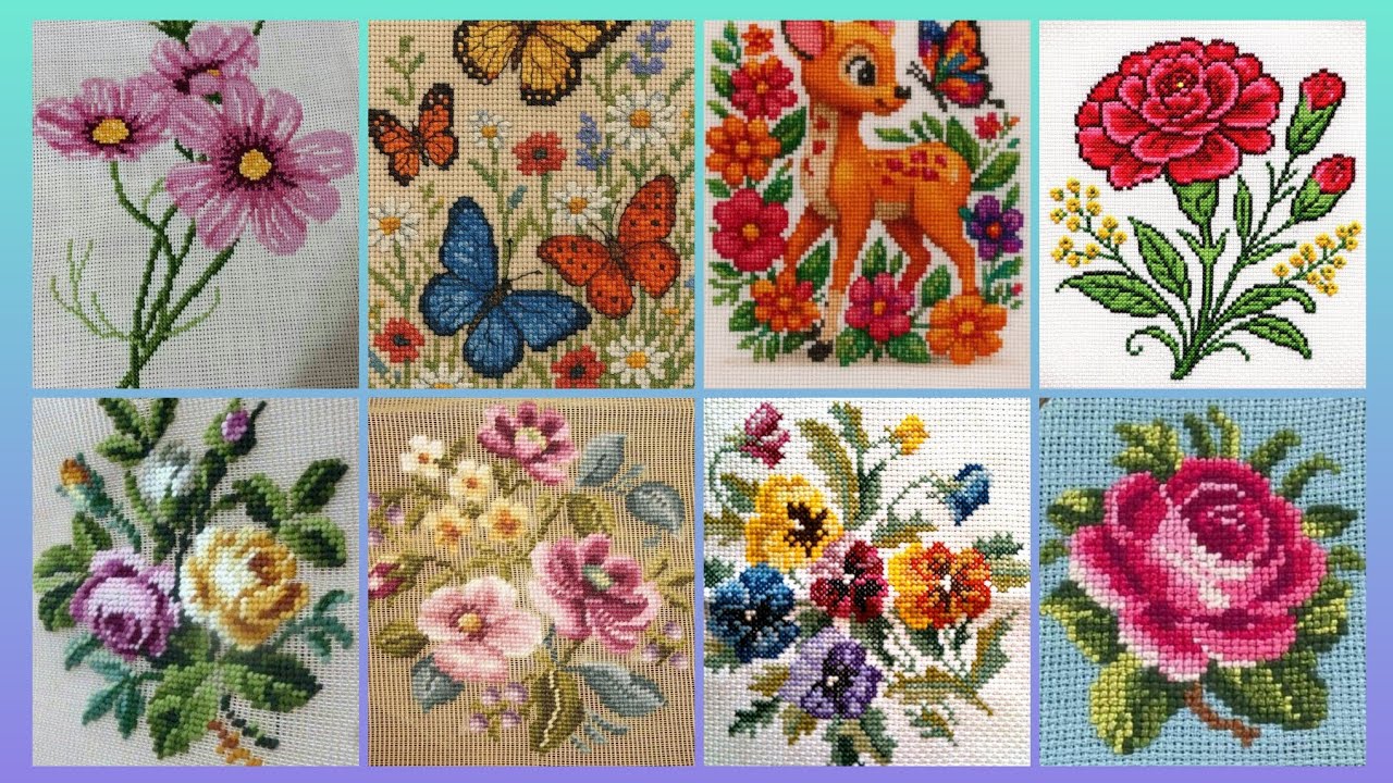 Gorgeous cross stitch patterns /countable embroidery 