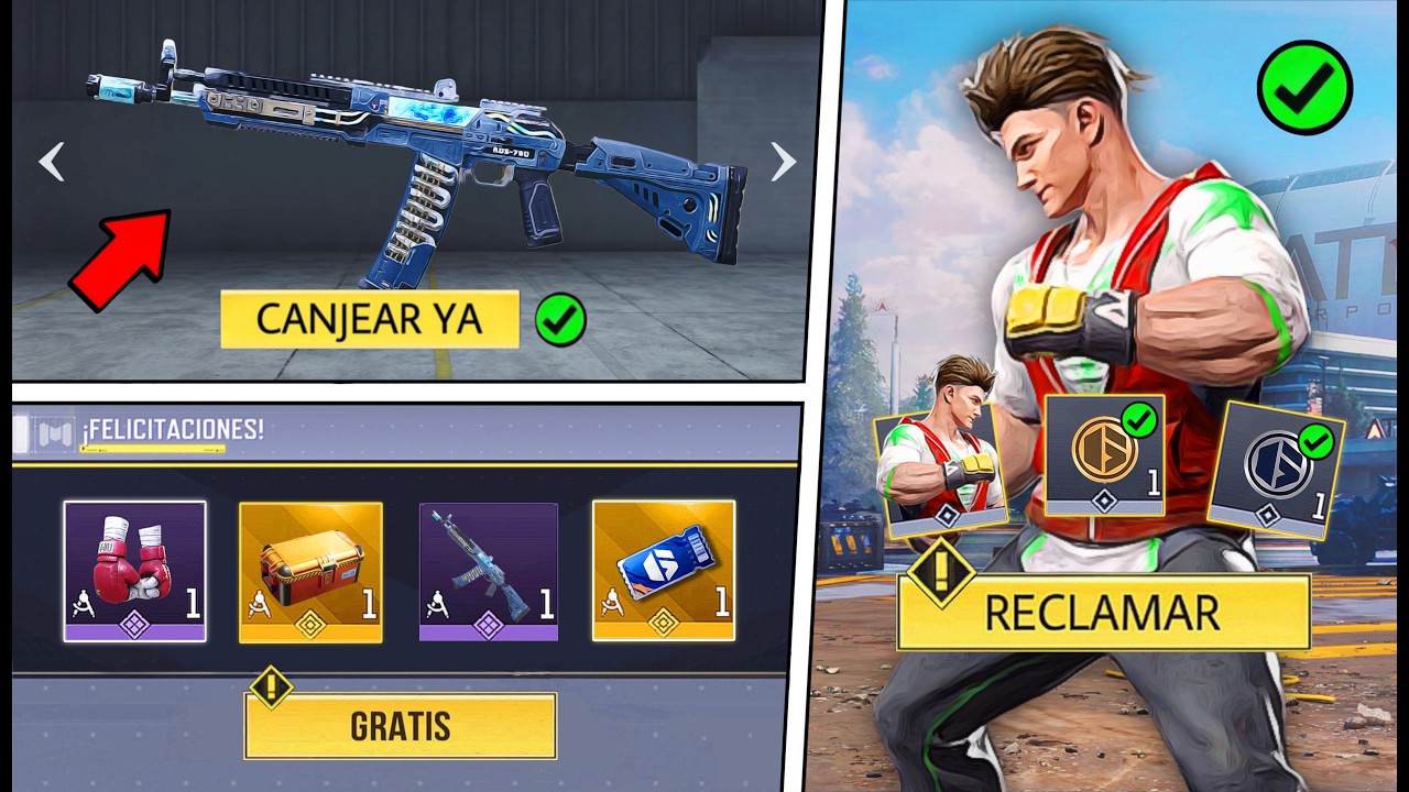 COMO RECLAMAR LA SKIN GRATIS DE COLABORACI&Oacute;N EN COD MOBILE