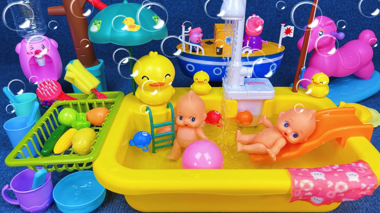 8 Minutes Satisfying with Unboxing Kitchen Playing in Water Playset ASMR | Review Toys