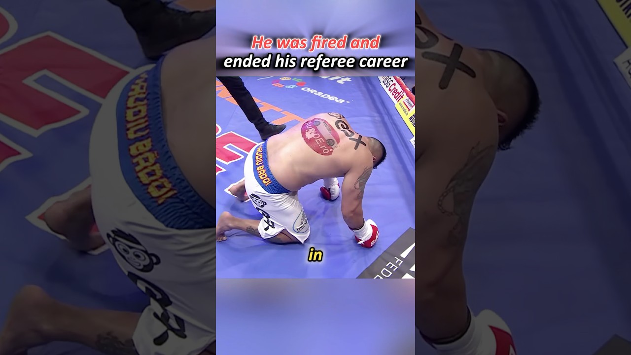 This referee should be punished with a lifetime ban！！！#boxing