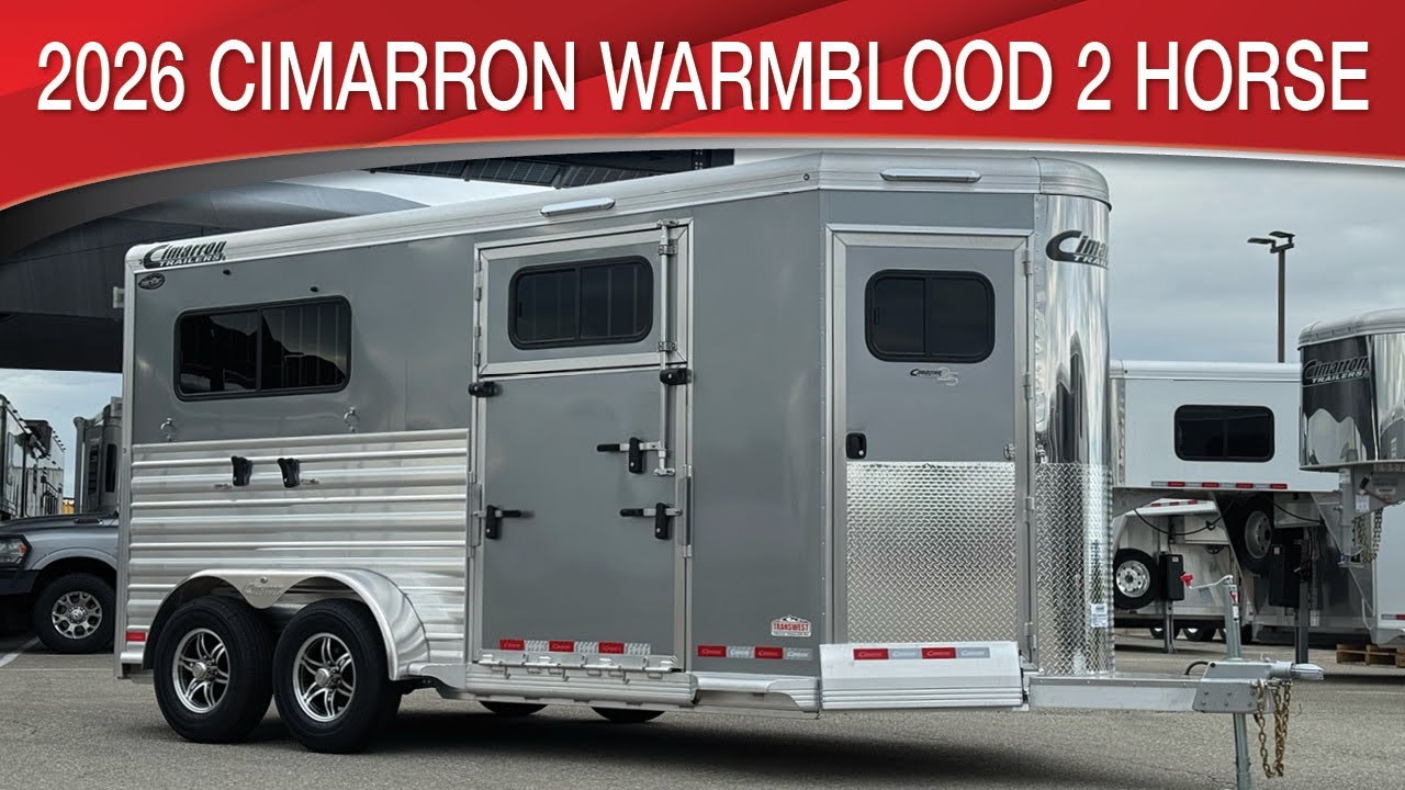2026 Cimarron Norstar 2 Horse Warmblood Bumper Pull