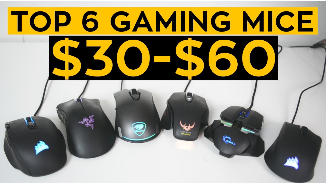 The TOP 6 Budget Gaming Mice for 2017!