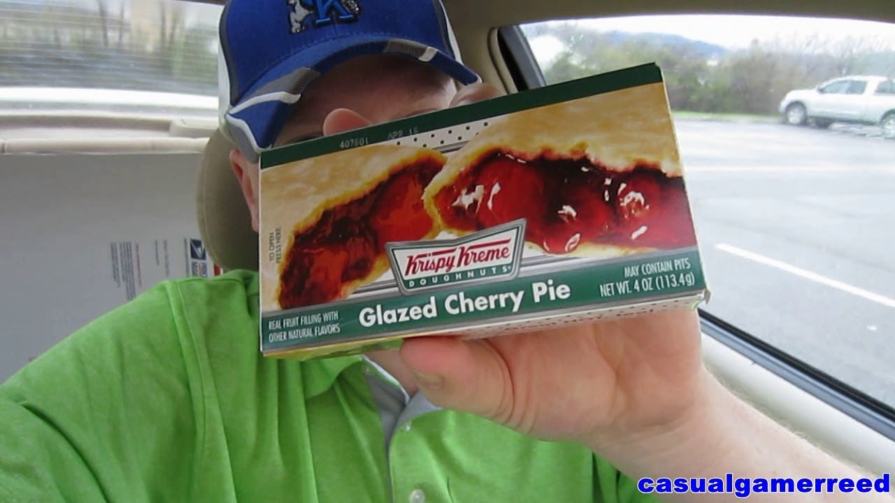 Reed Reviews Krispy Kreme Glazed Cherry Pie