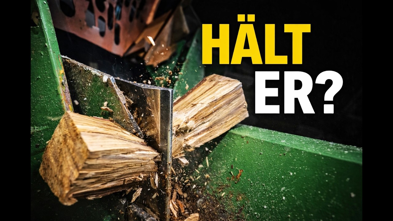 Der günstigste Sägespalter Deutschlands – hält er im Härtetest? | Posch Spaltfix 300