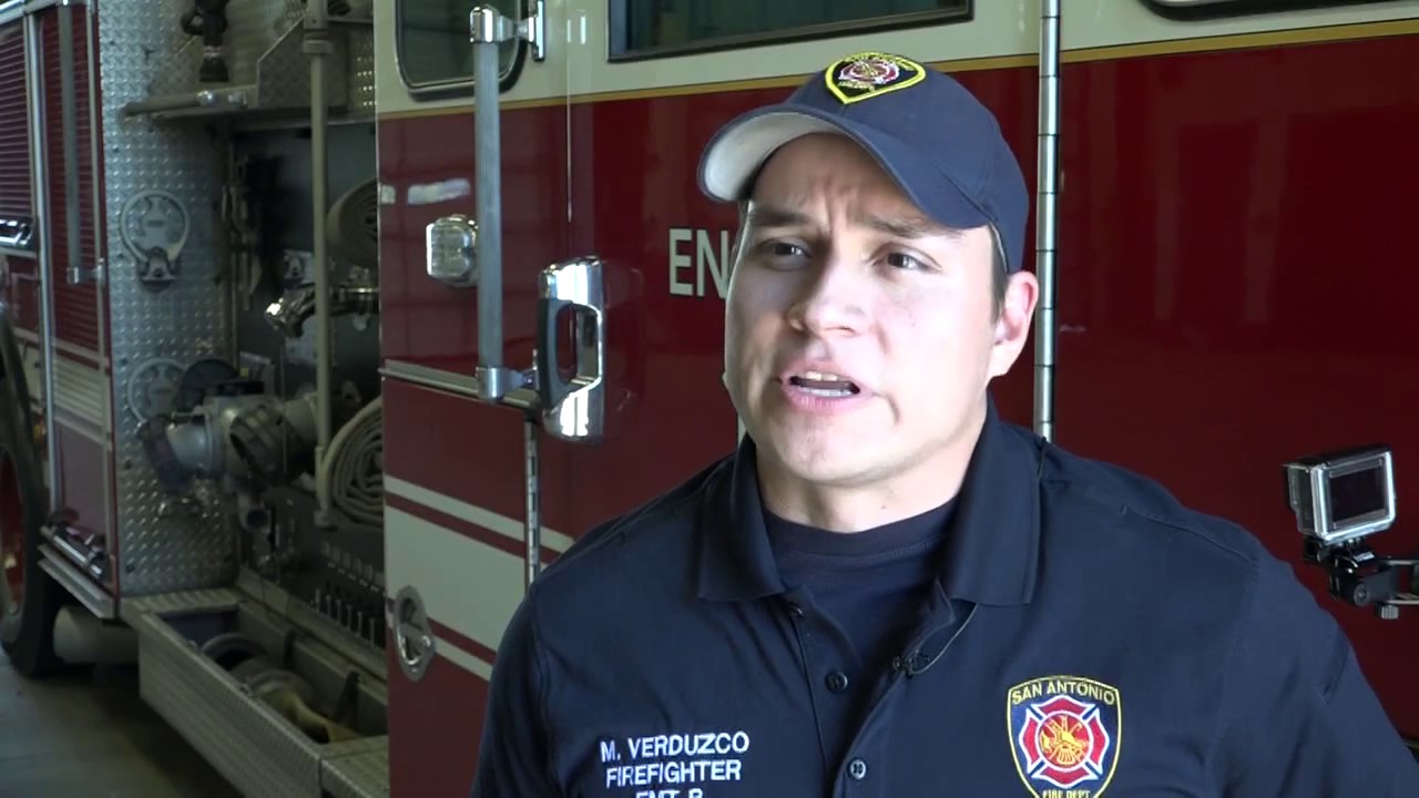Scott Deem's home SAFD station, Ladder 35, honors his memory