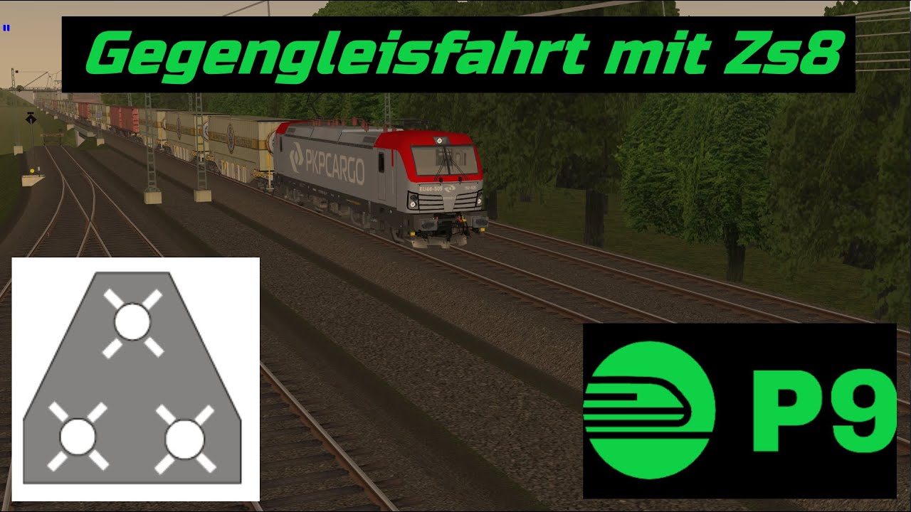 Gegengleisfahrt mit Zs8 - Erkl&auml;rung Signalbuch und Zusi Fahrt