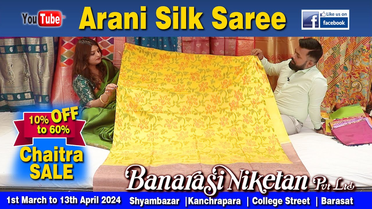 Arani Silk Sarees with Price | 10% to 60% Chaitra Sale Off