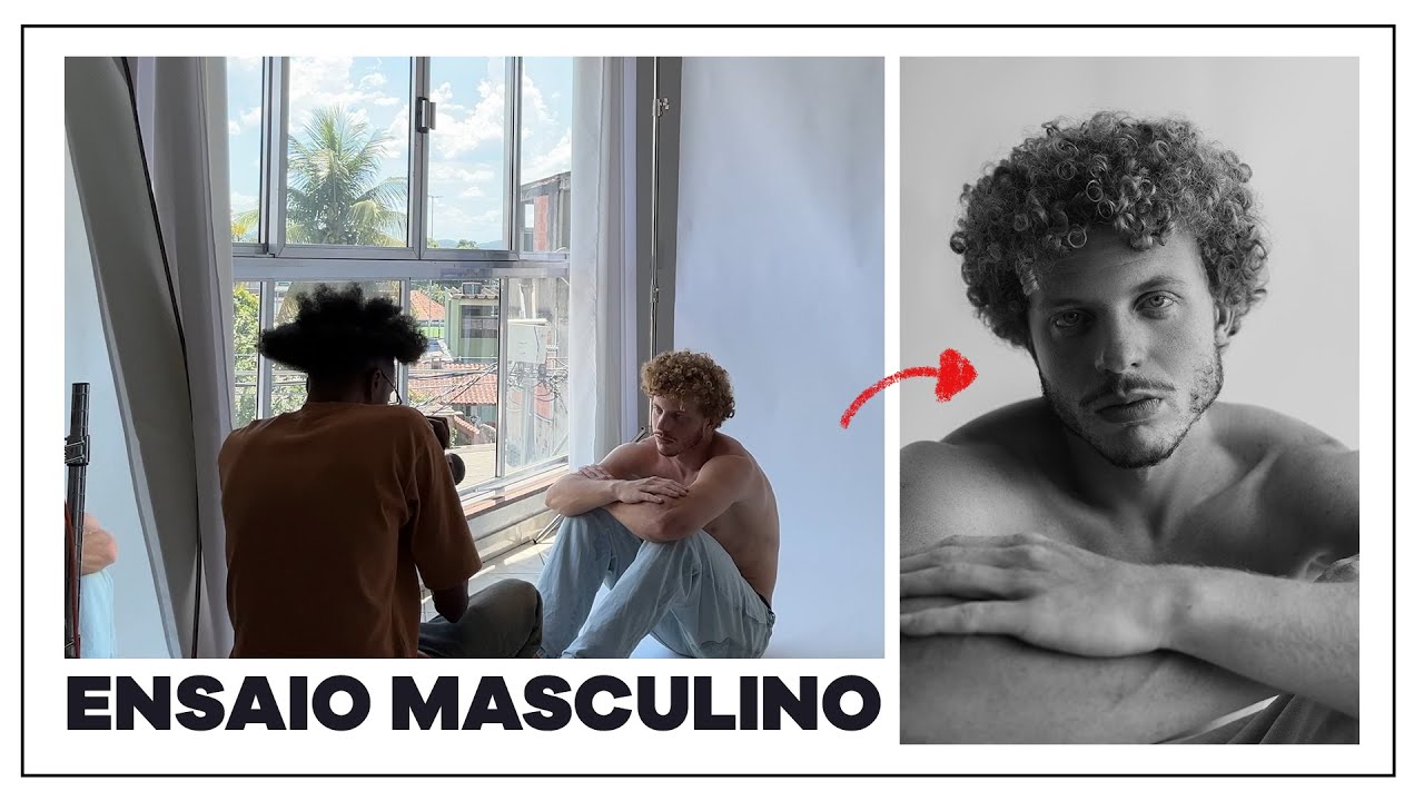 ENSAIO MASCULINO EM ESTÚDIO - BASTIDORES + DICAS