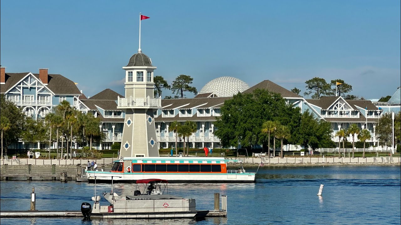 Relaxing Walk Around The EPCOT Resort Area in 4K | Walt Disney World Orlando Florida February 2023
