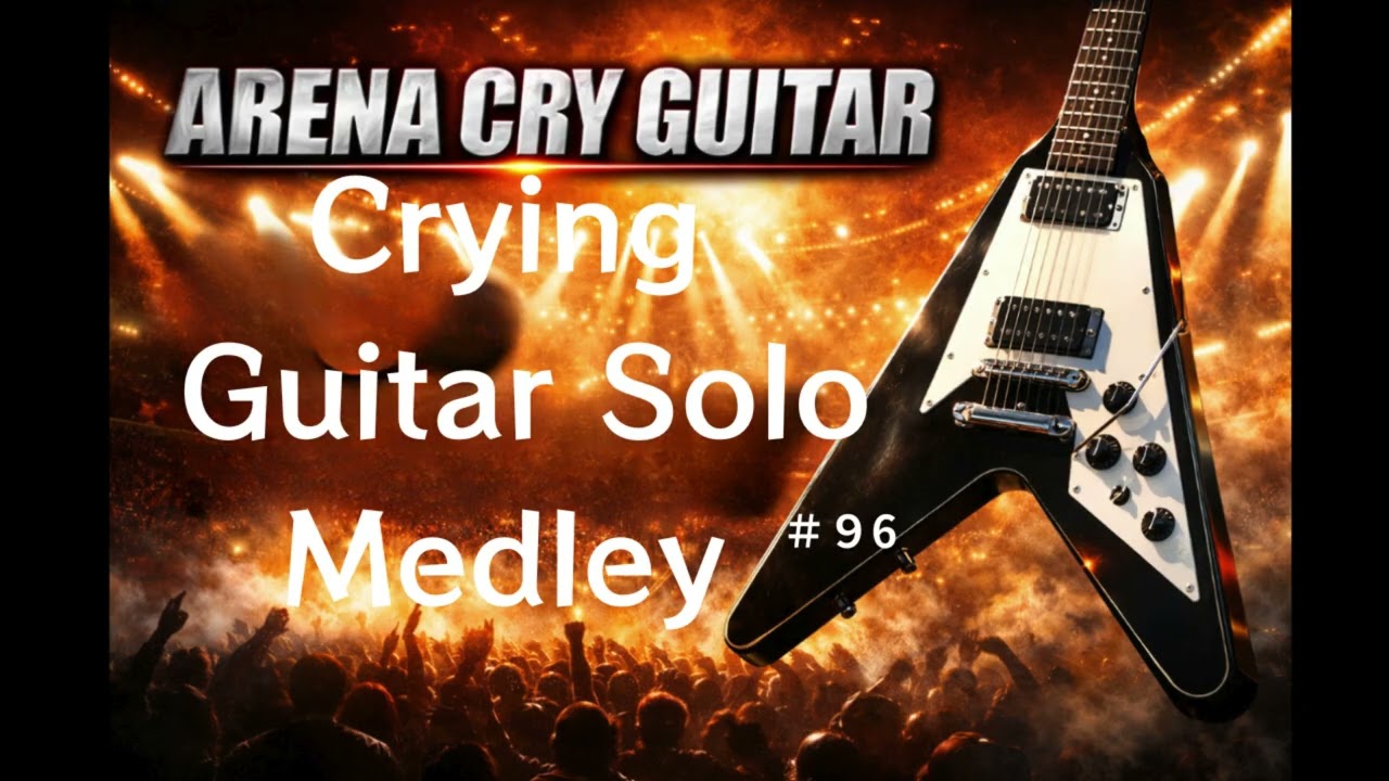Emotional Crying Guitar Solo  Medley ６tracks. | Michael Schenker Style | Flying V Tone【96】