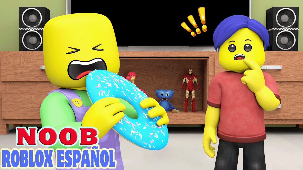 ROBLOX Brookhaven 🏡RP: No Comas Juguetes | Comida Falsa | Noob Roblox Español