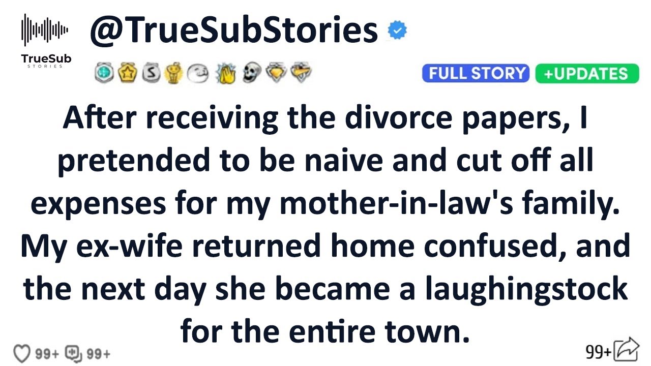 After receiving the divorce papers, I pretended to be naive and cut off all expenses for my...