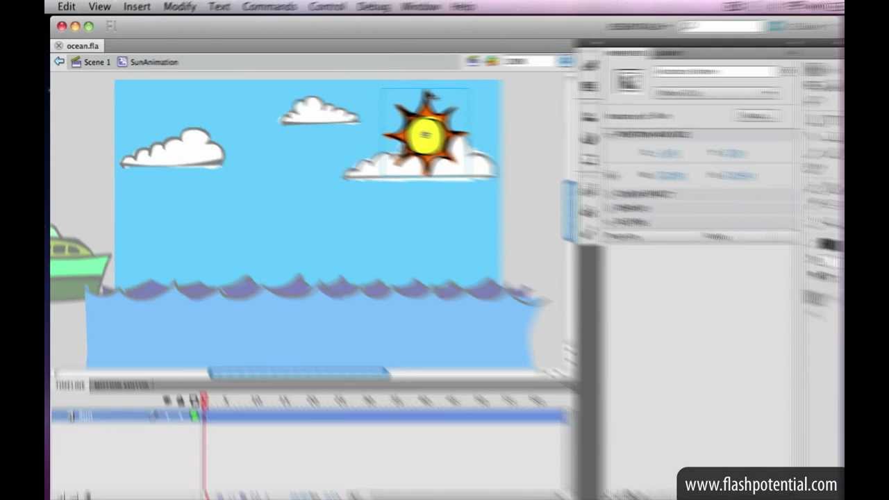 Nesting Animation inside Movie Clip Symbols - Flash CS5 Tutorial