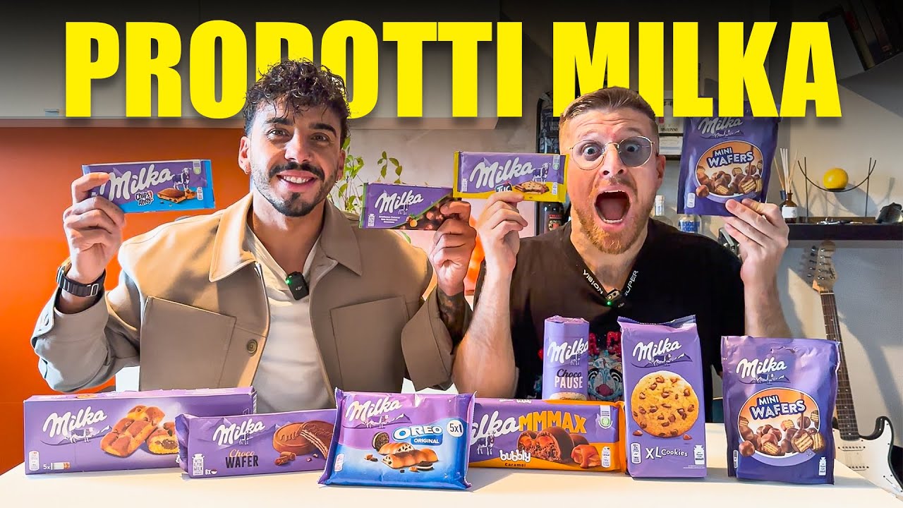 PROVIAMO TUTTI I PRODOTTI ESISTENTI DELLA MILKA - MAMMA MIA QUANTI ZUCCHERI ABBIAMO IN CORPO (GODO)