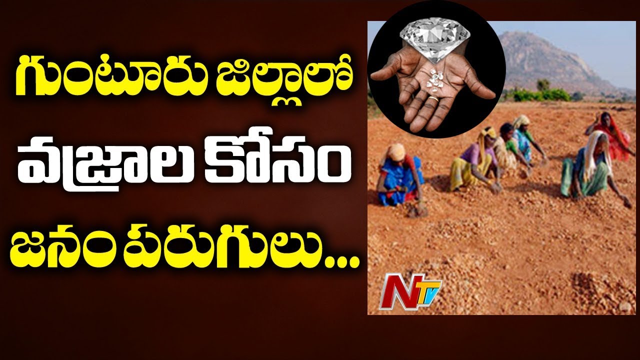Villagers Hunt for Diamonds in Guntur District | NTV