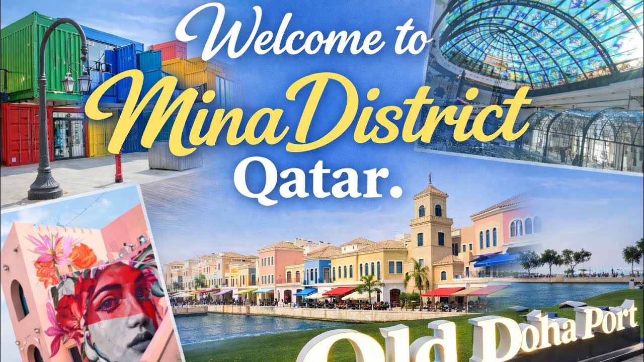 Welcome to Mina District Qatar 🇶🇦 | Doha’s Most Colorful Marina.  #qatartourism #doha #dohalifestyle
