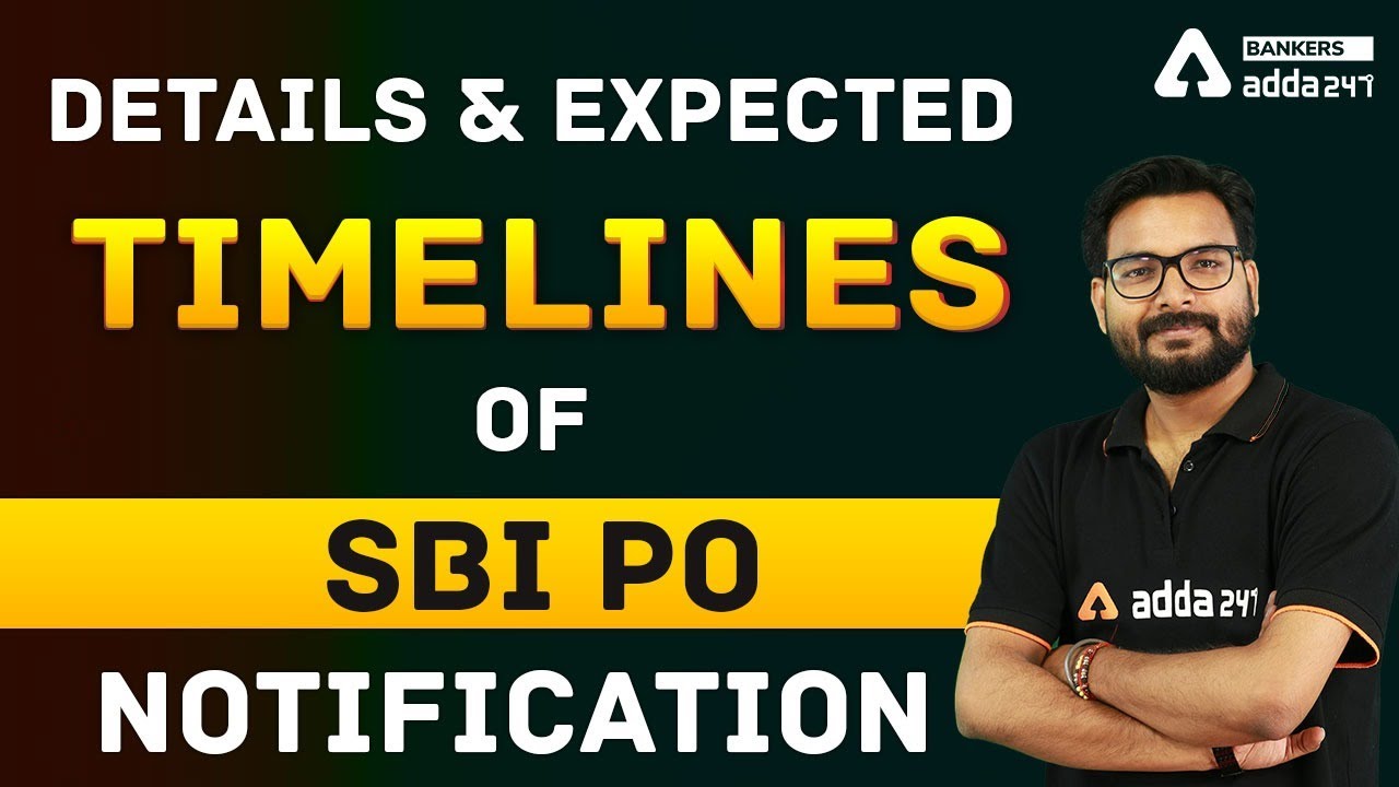SBI PO 2021 Notification Details & Expected Timelines #Adda247