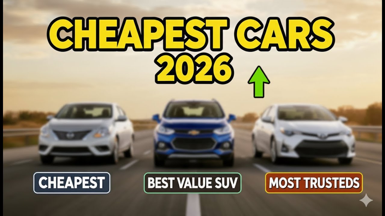 Top 3 Cheapest Cars to Buy in the USA (2026) | Smart Budget Cars That Actually Make Sense #foryou