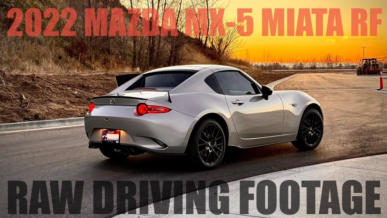2022 MAZDA MX5 MIATA RF Raw Driving Footage