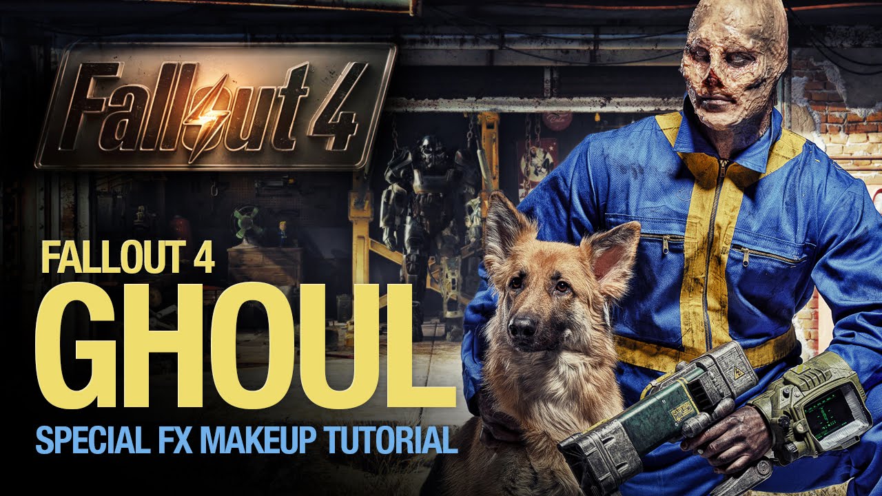 Fallout 4 ghoul special fx makeup tutorial