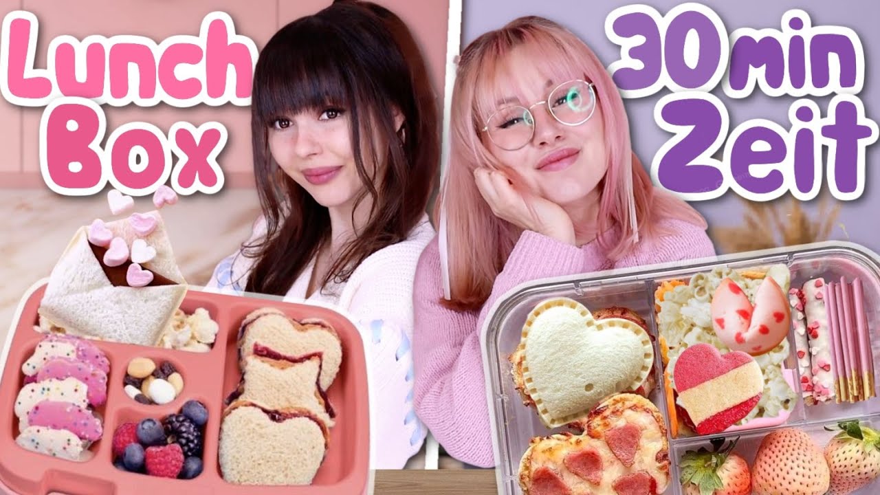 Lunchboxen wie von Pinterest BFF Battle ⚡️ passend zum Valentinstag 🩷