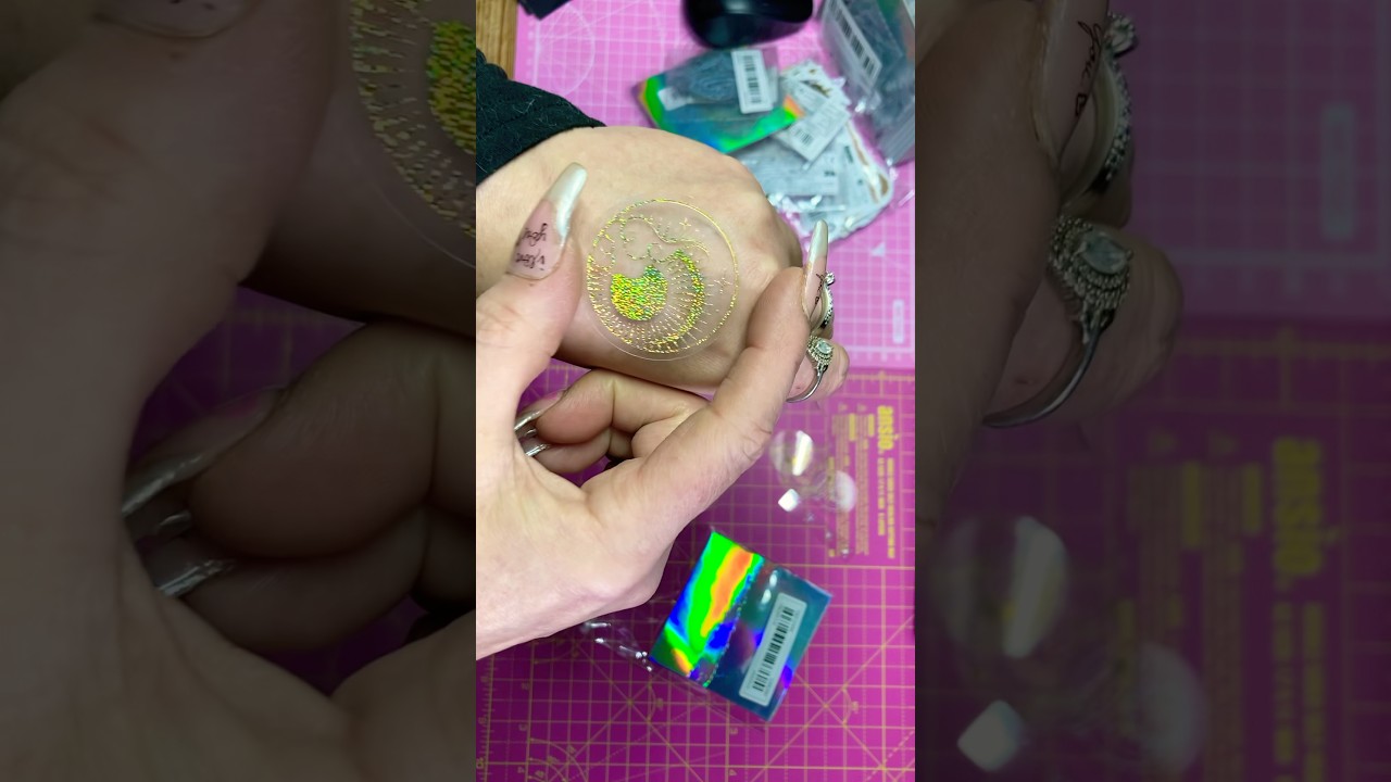 Gold Holographic Moon PET Stickers For Journaling! Temu Finds!