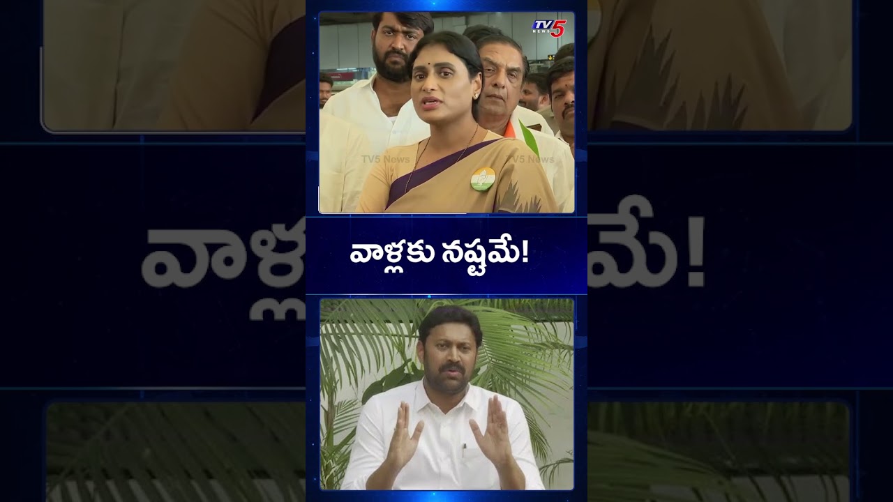 YS Sharmila Comments on YS Vikeka Second Wife Family | YS Avinash Reddy | YS Sunitha | TV5 News