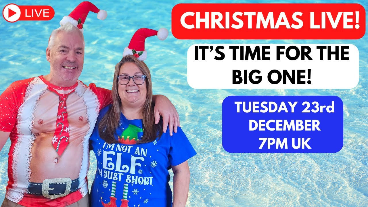 Join Us LIVE Tuesday 23rd Dec 7pm Before We Head Off On Our Big Trip!