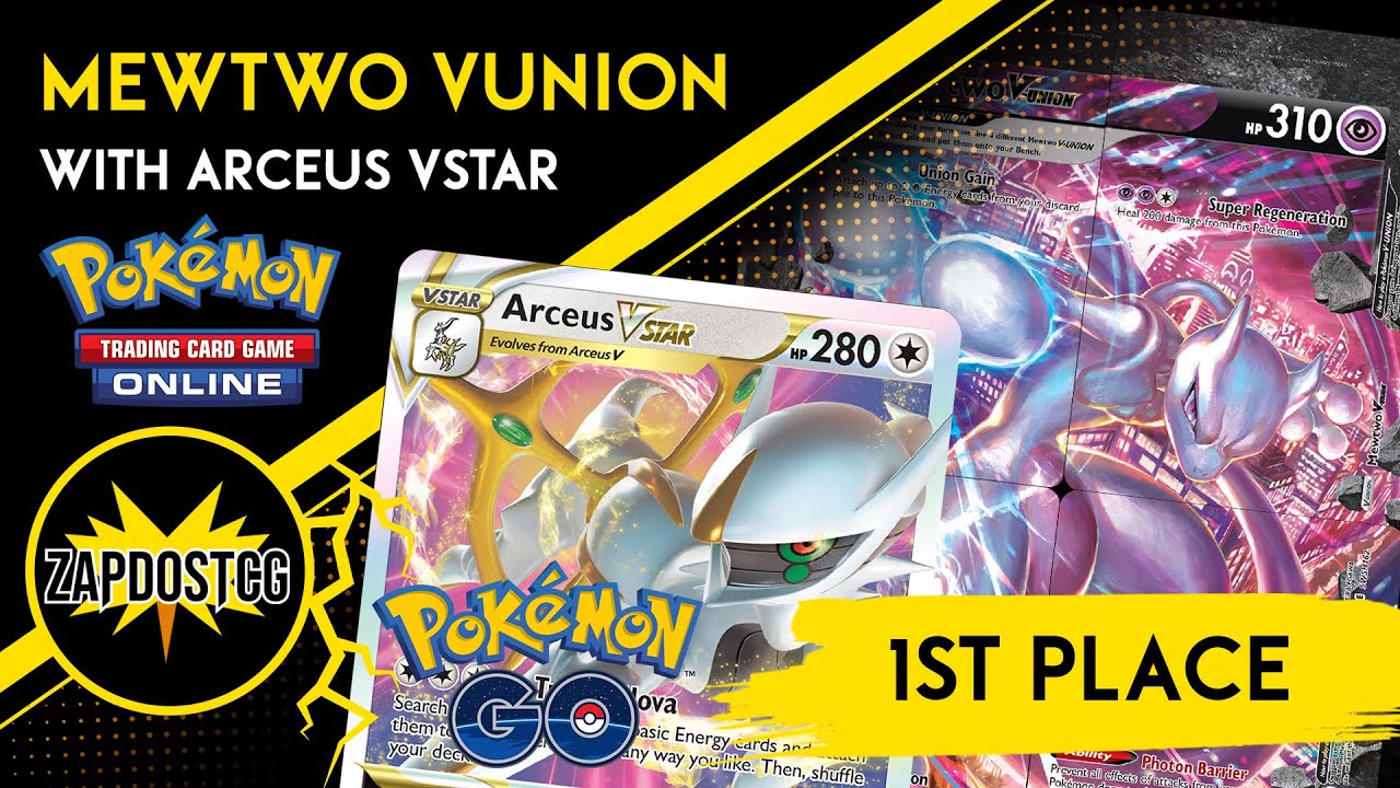 1st Place Mewtwo VUNION Arceus VSTAR Deck Is BUSTED Now!? (Pokemon TCG)