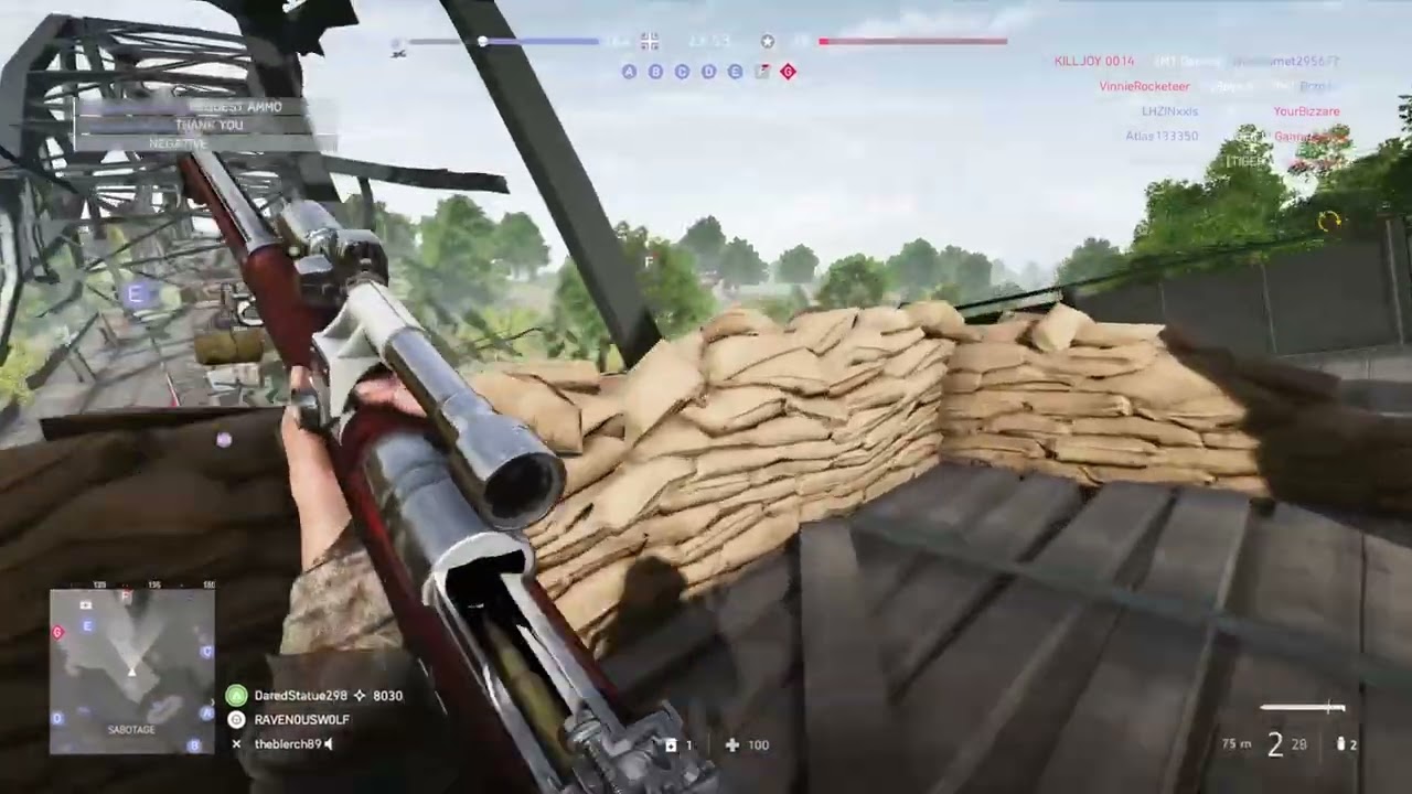 Battlefield V - Twisted Steel/Conquest - I finally got to snipe again.