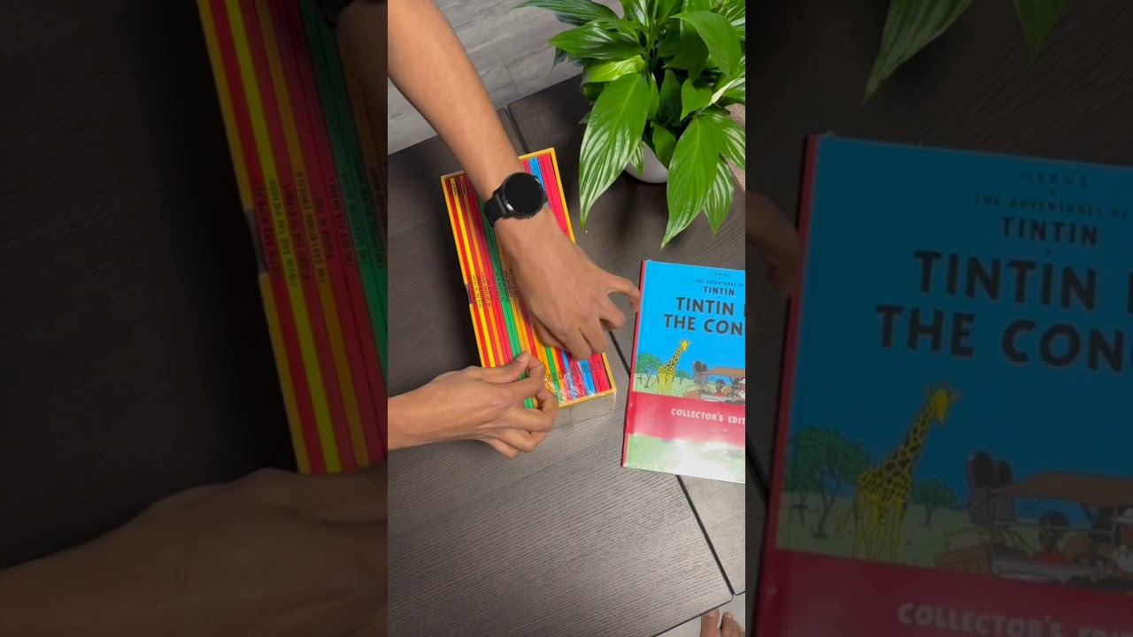 TinTin Books Unboxing Tharindu Vishwanath #shorts #TinTin #tvnathreviews