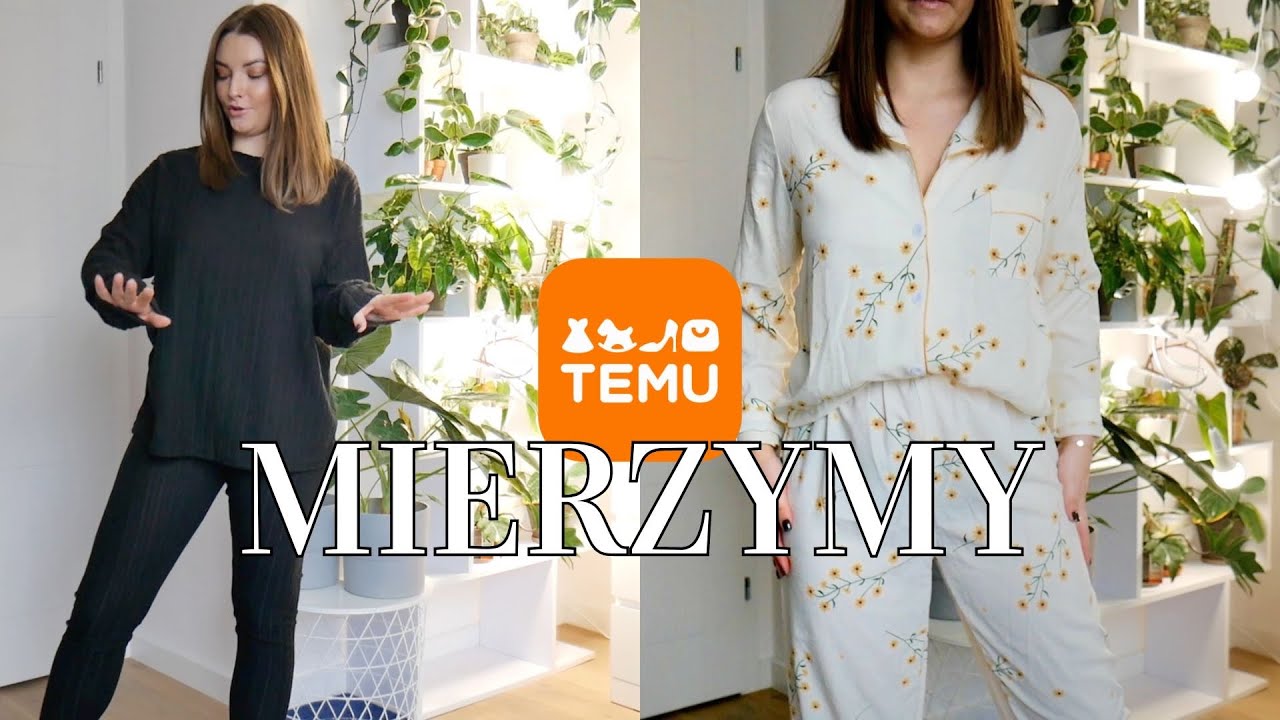HAUL TEMU: zestawy, piżamy i T-shirty - MIERZYMY