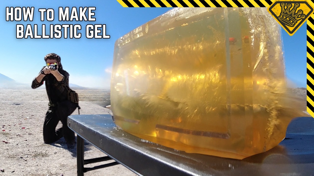 How to Make Real BALLISTIC GEL (it's easy)