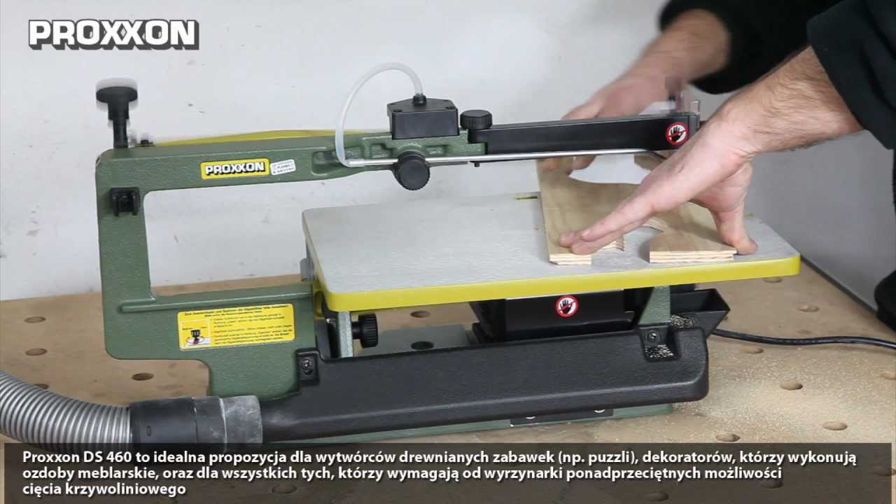 Test wyrzynarki stacjonarnej Proxxon DS 460
