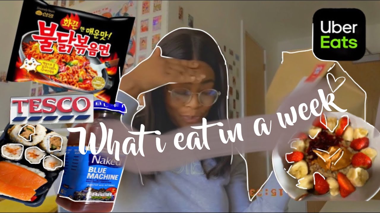 what i eat in a week of uni *very realistic*